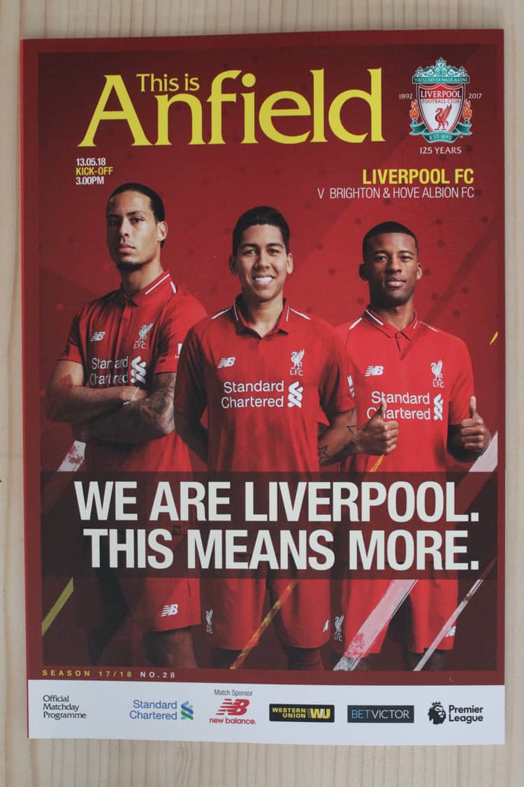 Liverpool FC v Brighton & Hove Albion FC